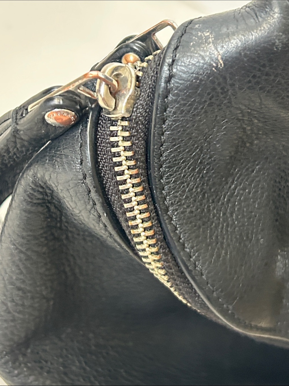 Marc By Marc Jacobs Black Leather Crossbody/ Top Handle Bag Boho RARE! - Picture 5 of 16